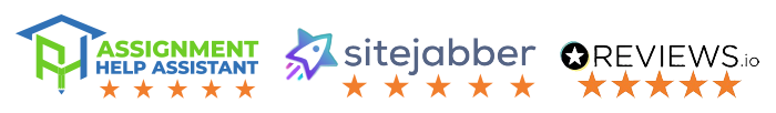 Assisgnment help assistant, sitejabber, reviews.io logo with reviews banner